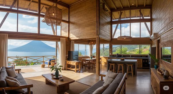 Nice inside view of a property for sale around Lake Atitlan