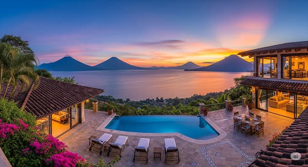 Amazing family rental with poll and view on Lake Atitlan